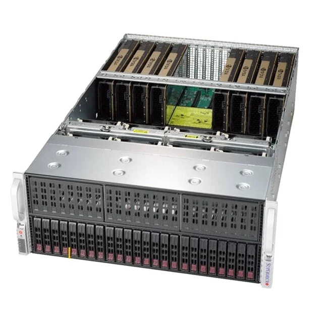 New SuperMicro 4029GP TRT2 ten card A100 GPU Deep Learning AI Training 4U Rack Server