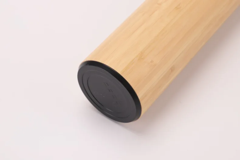 Eco-friendly Natural Vacuum with Tea Filter Custom Logo reusable water bottle wooden water bottles