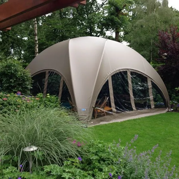 Outdoor Trade Show Aluminum Marquee Glamping Dome Tent PVC Exhibition Tent