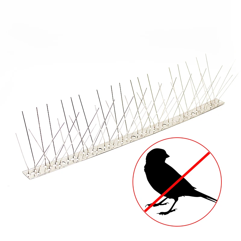 Outdoor Roof Sturdy Anti Pigeon Stainless Steel Deterrent Bird Spikes