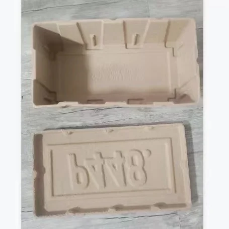 Custom paper shoe box with recycled paper material pulp molded shoe box biodegradable