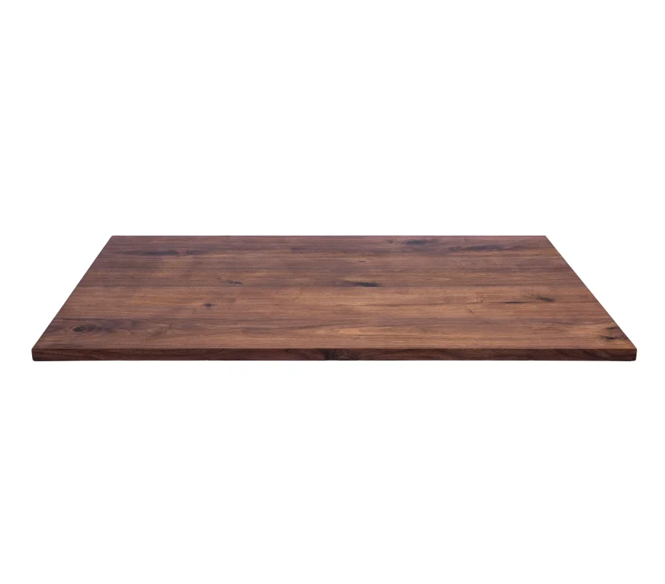 Dining room Black walnut style wood table top Restaurant table