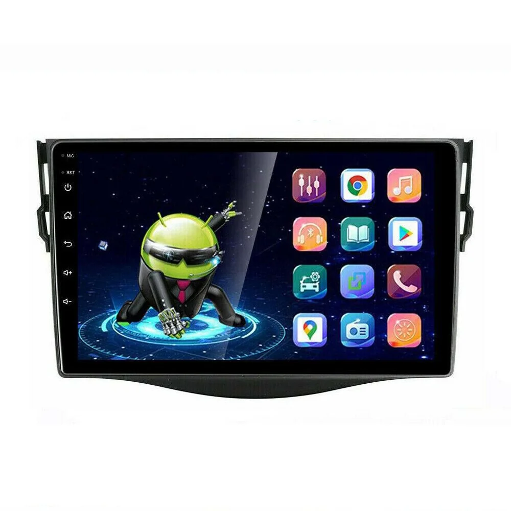 HD multimedia 9 inch android 9.1 1+16GB BT WIFI GPS FM video Car DVD player for Toyota RAV4 2007-11