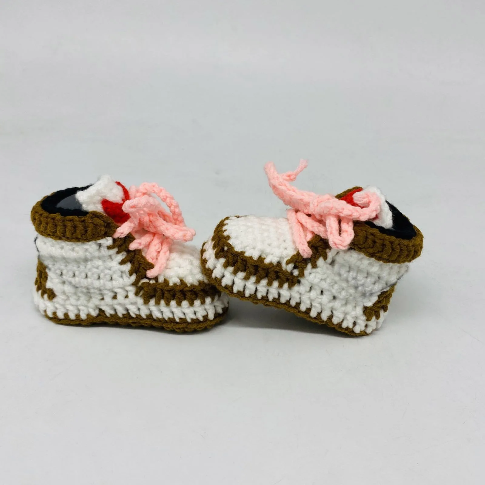 Soft Crochet Baby Booties Pattern Sneakers Sports