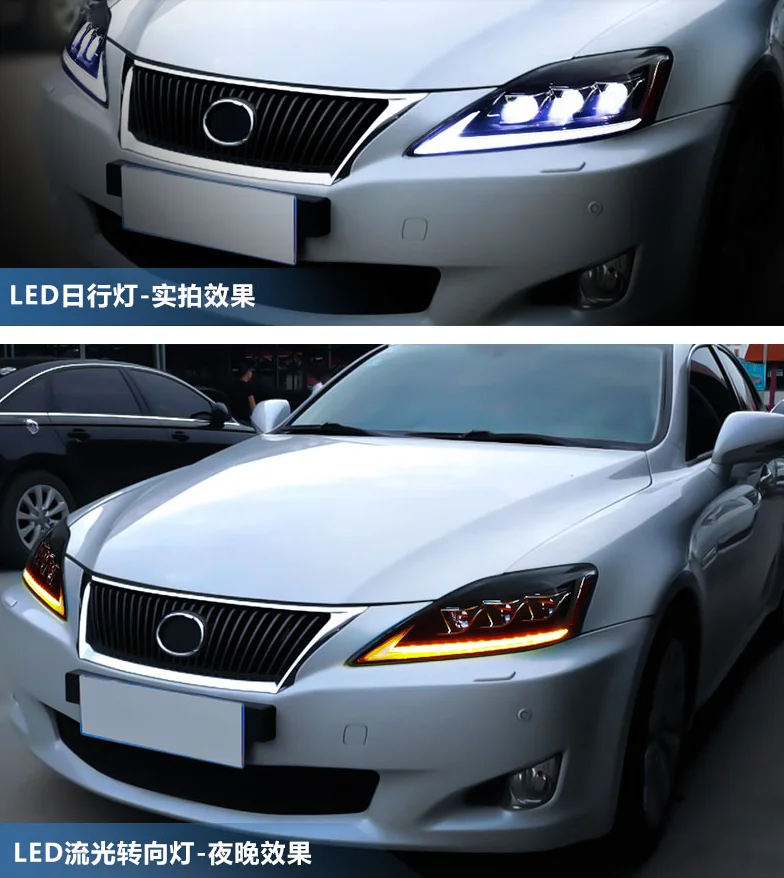 Upgrade Headlight Assembly Fit for LEXUS 2006-2013 IS250 IS350 2008-2014 IS F 2010-2015 SEDAN C CF Modified Head Lamp