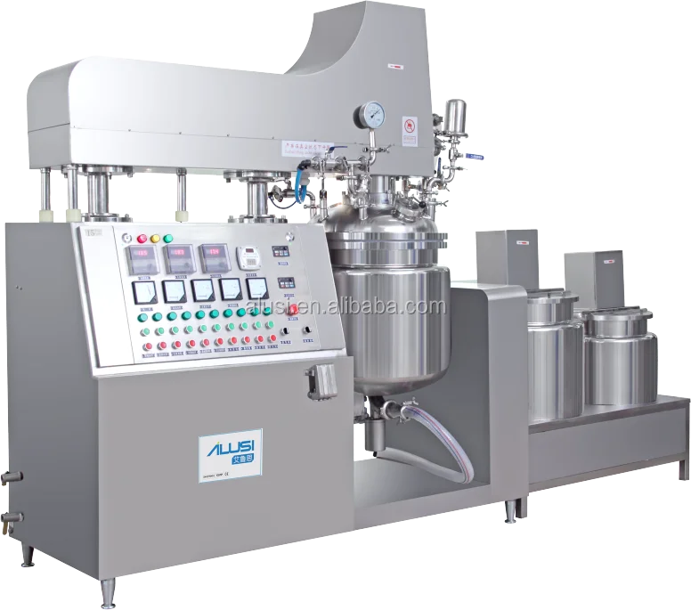 new model 50L small cream mixer homogenizer machine cosmetic facial cream making machine emulsifying mixing tank