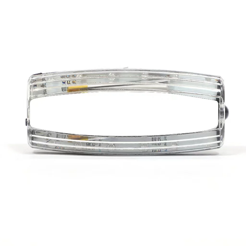 Hot selling gravity led warning flashing red and blue transparent rechargeable shoulder light