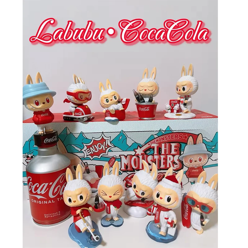 Popular kid toys 100% POP MARTS THE MONSTERS LABUBU Action Figure Anime Kawaii POP-MART Mystery Blind Box