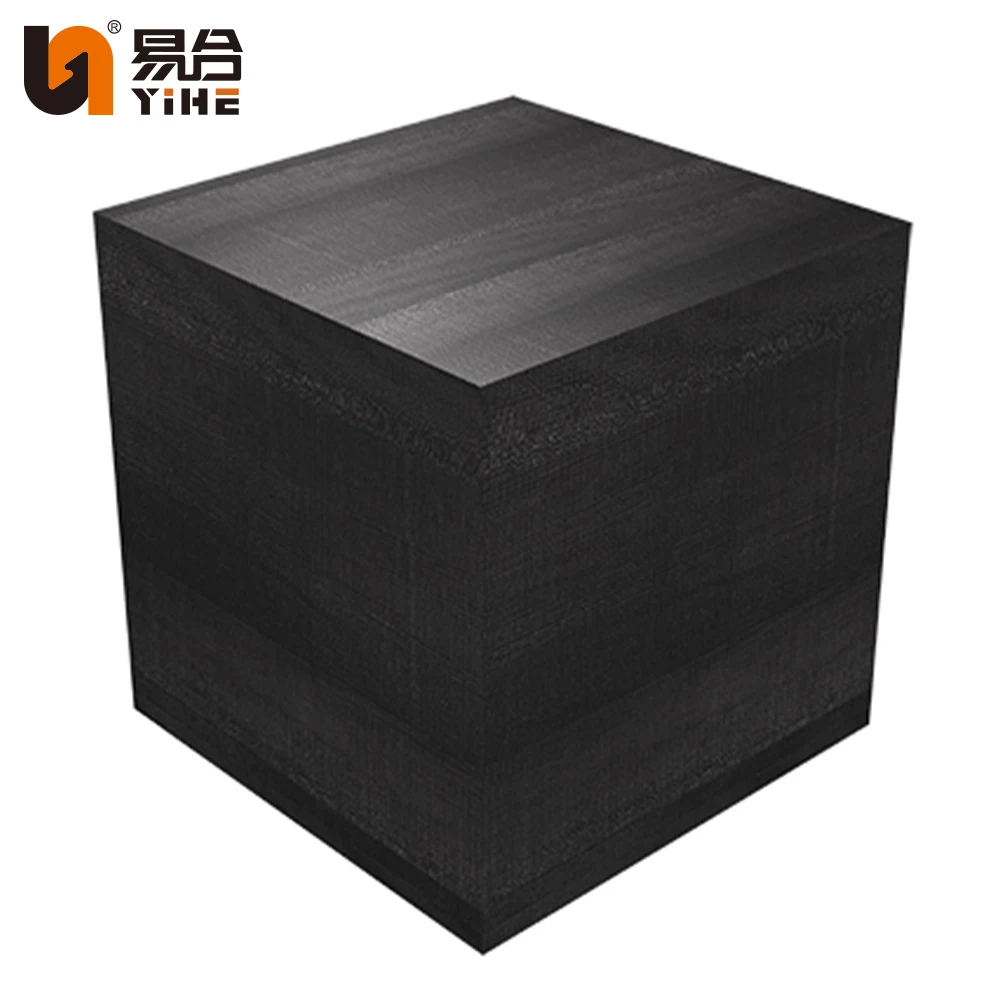 Customized clothing store mannequin black square mannequin fitting platform pedestal display table