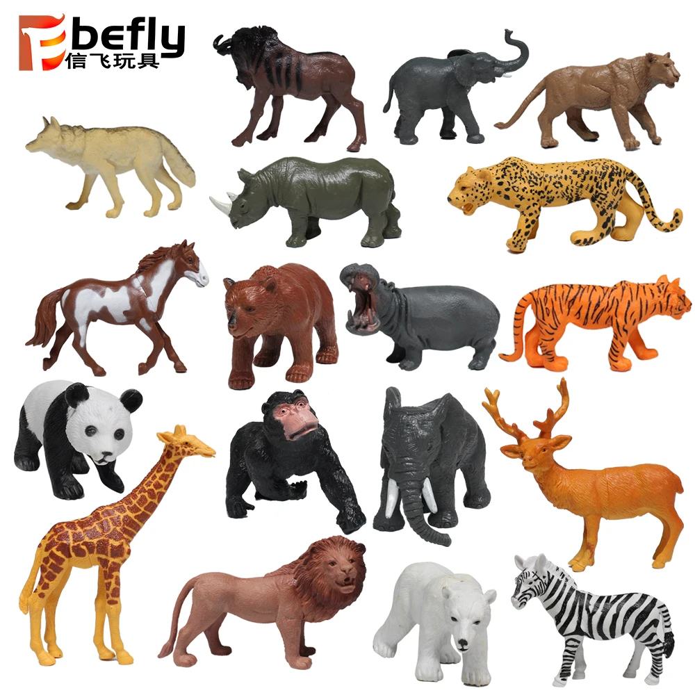 Natural world plastic gift model wild animal toy
