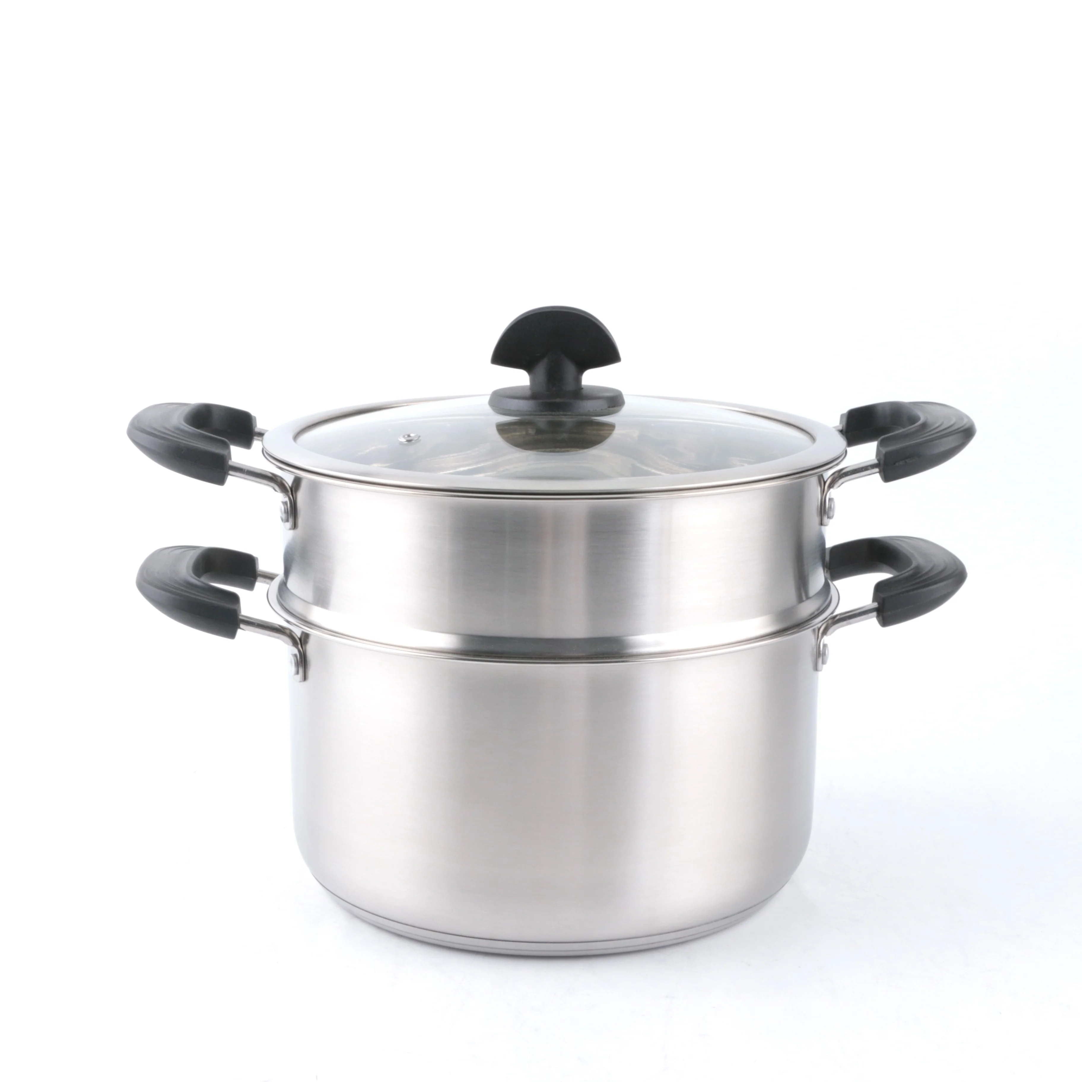 OEM/ODM 304 stainless steel double layer cooking steamer pot double boilers