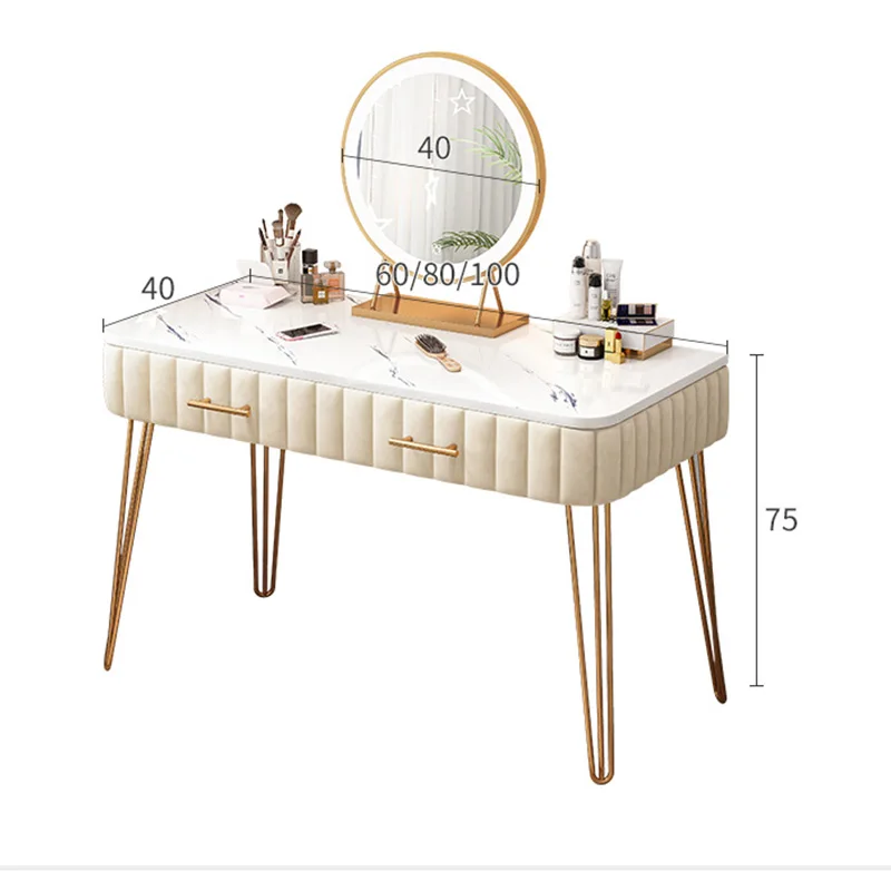 New Style Dressing Table Light Luxury Modern High-end Bedroom Single Small