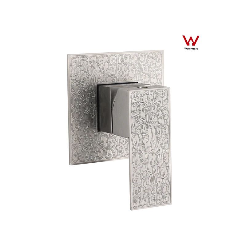 Factory Supply Watermark Retro Style Special Pattern Shower Valve Stainless Steel Bathroom Mixer Shower Diverter Valve