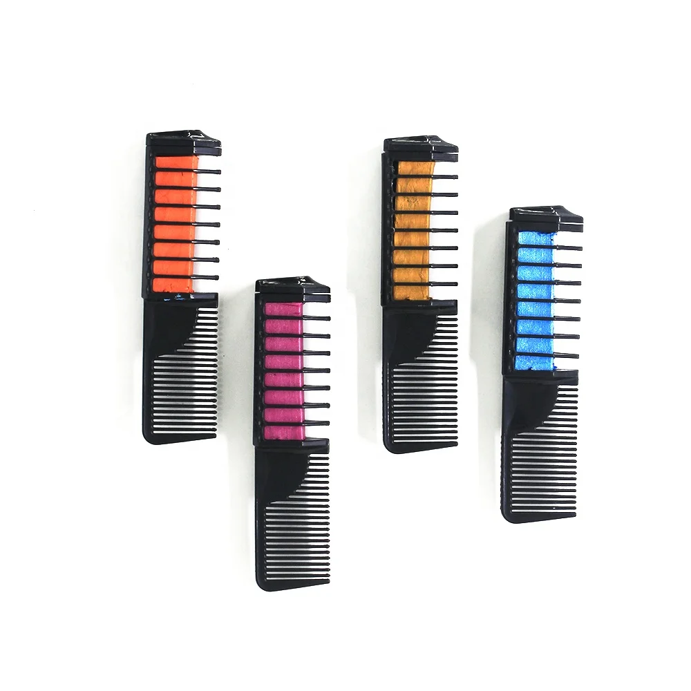 Metallic Glitter Hair Dye Color Kids Hair Dyeing Party and Cosplay DIY Hair Chalk Set