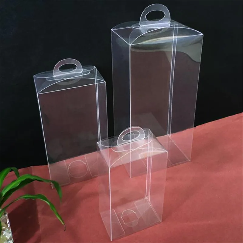 Transparent PVC Plastic Box Creative Holiday Gift Packaging Boxes Dried Flower Box Dolls Cosmetics Universal Packaging