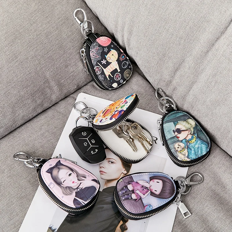 MIYIN Small and lovely key bag PU Cartoon bag Korean fashion woman Key wallet High quality Sell well lady wholesale Key Wallets