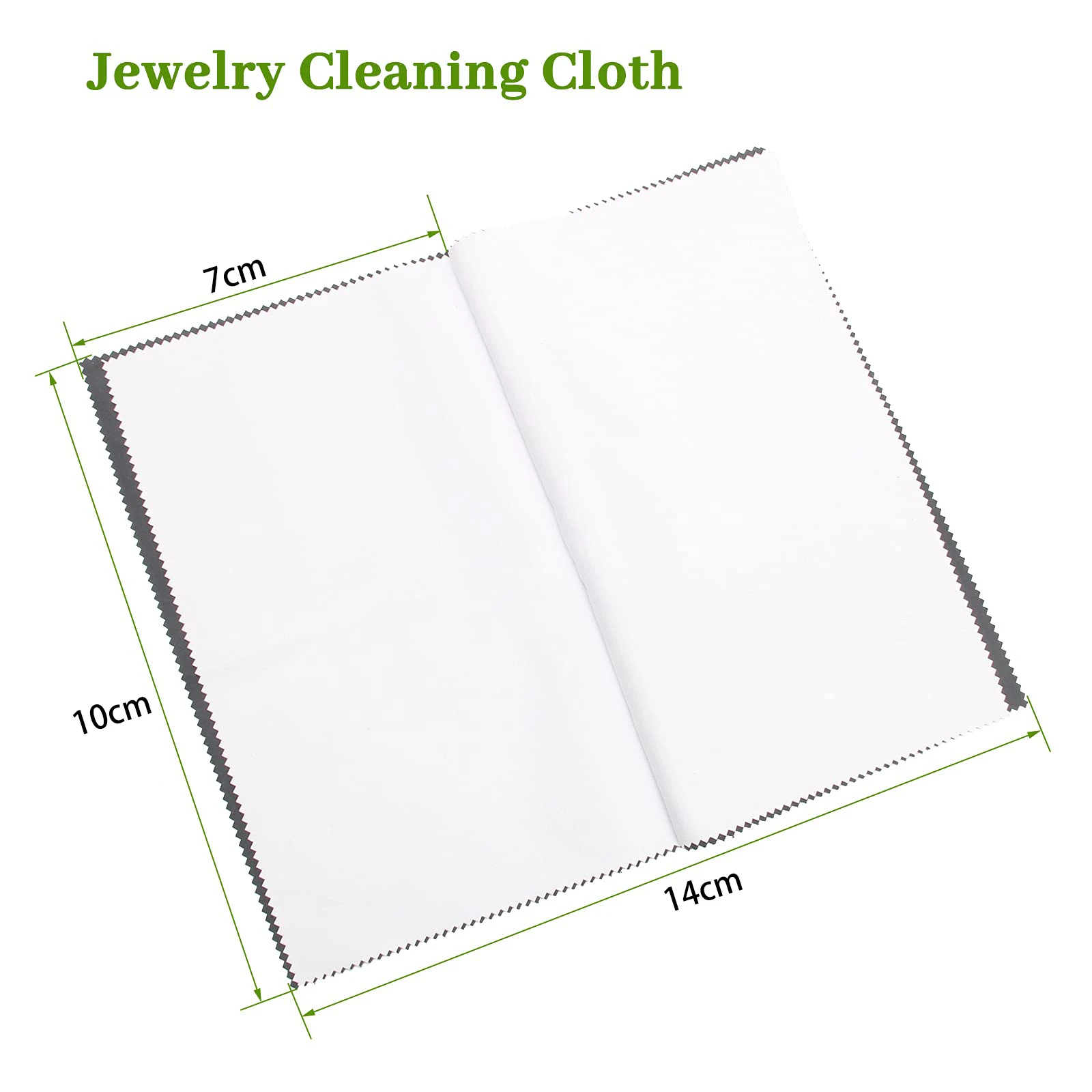 Microfiber Four Layer Silver Polishing Cloth Custom Jewelry Cleaning Cloth for Sterling Silver Jewelry Trays Dish Flatware