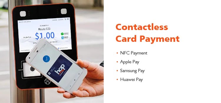 Lenz Android System Bus Validator with GPS 3G 4G QR NFC Contactless  payment