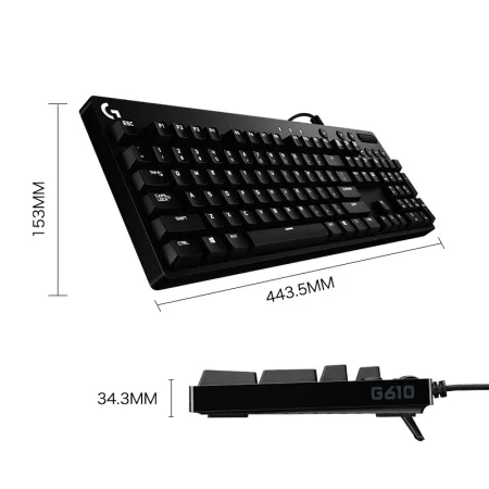 Logitech G610 Wired Mechanical Gaming Keyboard Full-size Backlight Eat Chicken Keyboard Cherry Red Switch