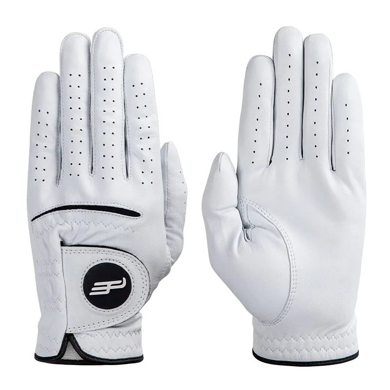 PLAYEAGLE Golf Glove Men Left Hand Anti Slip Breathable Premium 3A Cabretta Leather Swing Training Gloves Sport Gloves