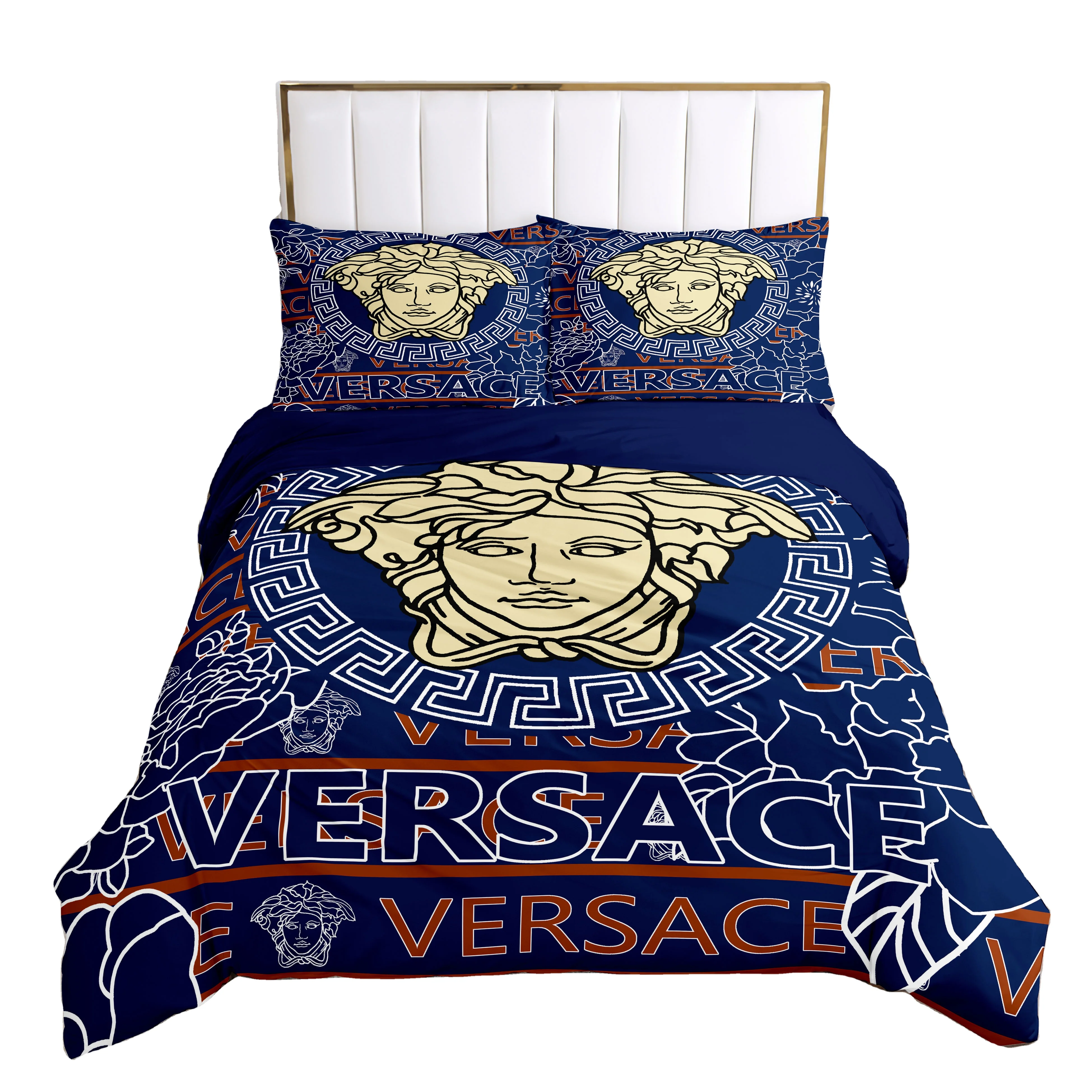 High Quality 3D Printed 3 Pieces Bedding Sets King Size Comforter Luxury Duvet Cover Set For Bed