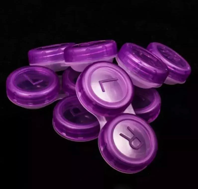 
High Quality Colorful Case Contact Lenses Box & Case Fashion Contact Lens Case Promotional Gift Free Shipping 