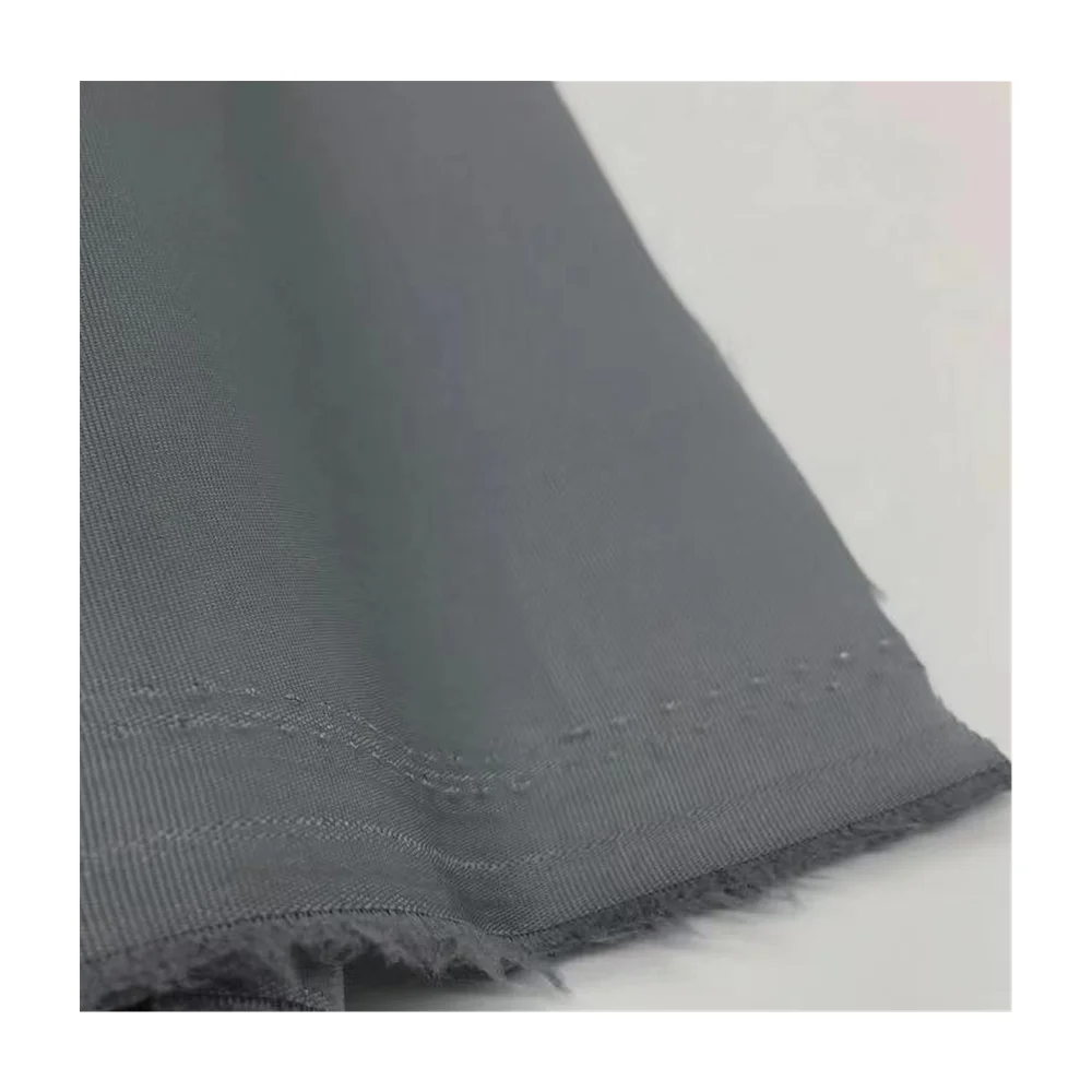 228T High Quality 100% Polyester waterproof ripstop Transverse Striation Gray Taslan Fabric For Woman Bag