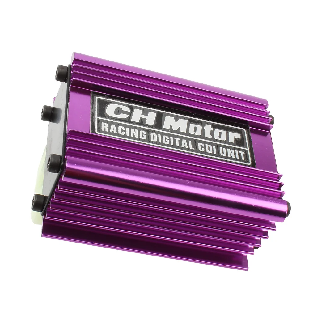 Scooter Racing GY6 CDI Purple Digital Ignition High Performance Racing CDI Igniter Fit For 100-200cc Engine Off Road Motocross