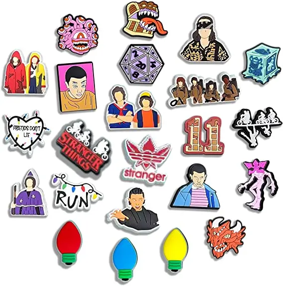 2022 new horror design arrivals moana charms mystery stranger things croc charms for crok shoe accessories