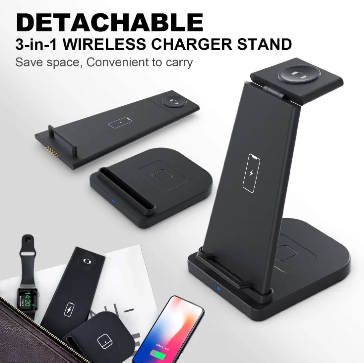  GECEN зарядное устройство для смартфона Быстрая Зарядка Док-станция многофункциональная беспроводная зарядная площадка