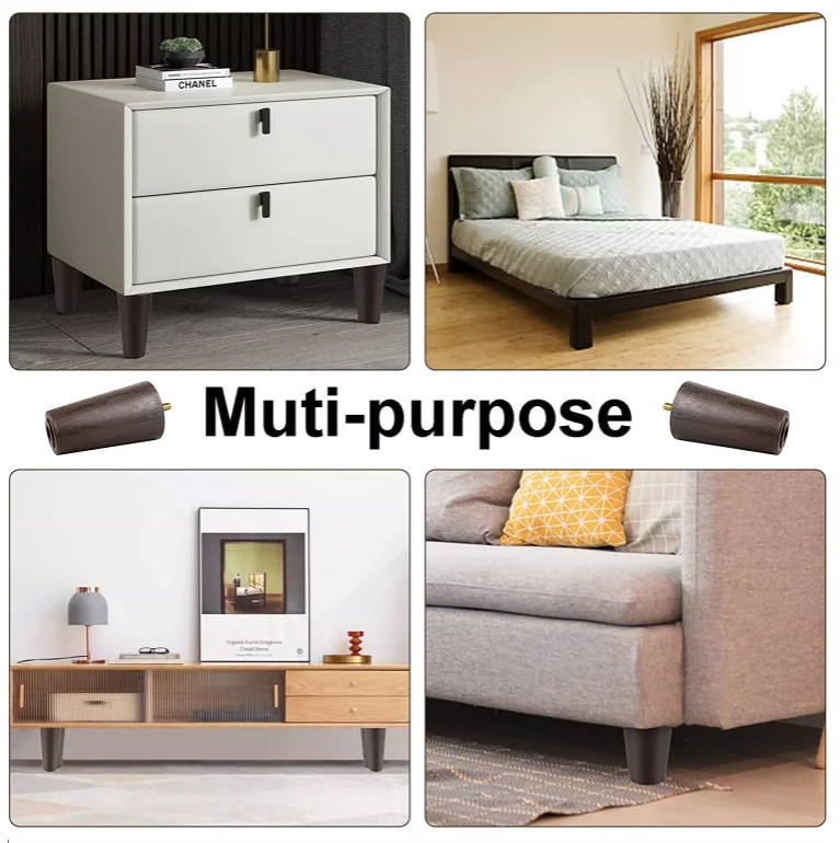 Manufacturer Black Sofa Couch Cabinet Bed Plastic Leg Cheap Rectangular Sofa Leg Furniture Sofa Plastic Legs For Sale