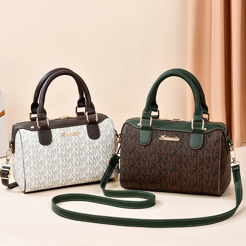 Hand Bags Fashion Casual Designer Bag  Boston Pillow Bag Manufacturers Wholesale Leather Handbags