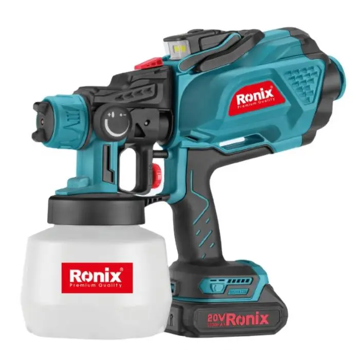 Ronix model 8604 1200ml electric spray gun machine High Pressure Spray Gun Multifunctional Automatic Spray Painting gun