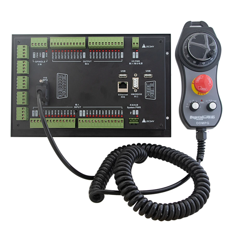 HOT Selling DDCSExpert 4 Axis Fanuc CNC Controllers With Engraving Machine Pulse Generator Handwheel For Lazer Engraving Machine