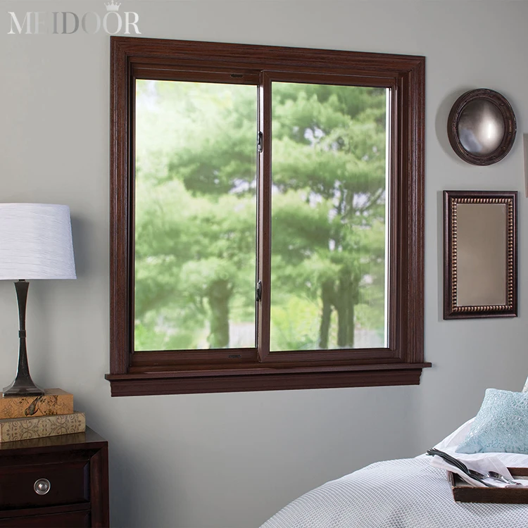 European Standard Aluminum 6063-T5 Profile Powder Coating Color Tempered Glass System Sliding Windows and Doors