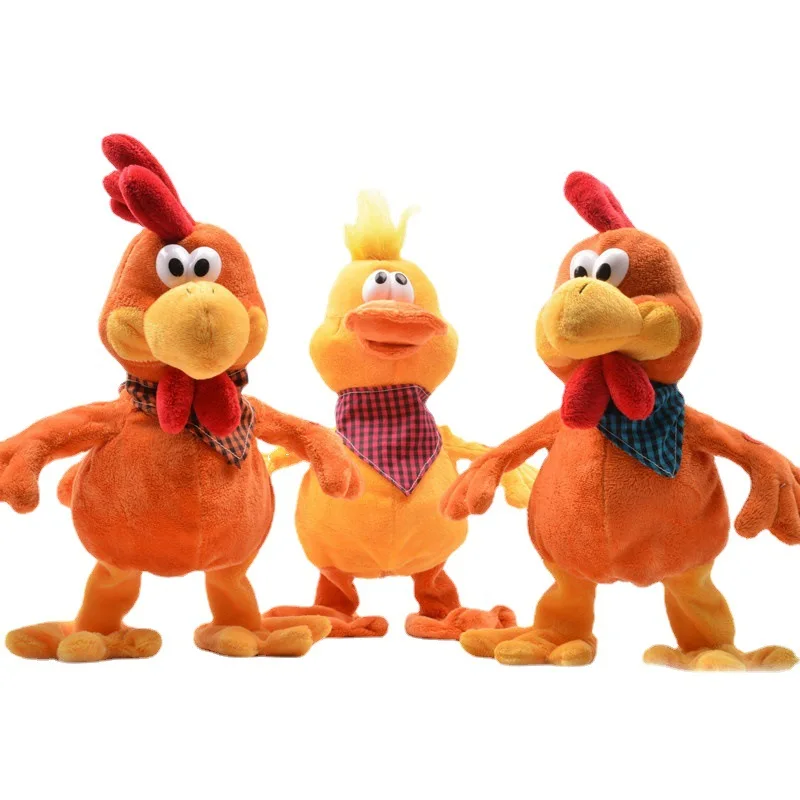 Wholesale Factory electric creative plush toys crazy chicken duck frog with sing and dance stuffed plush Doll