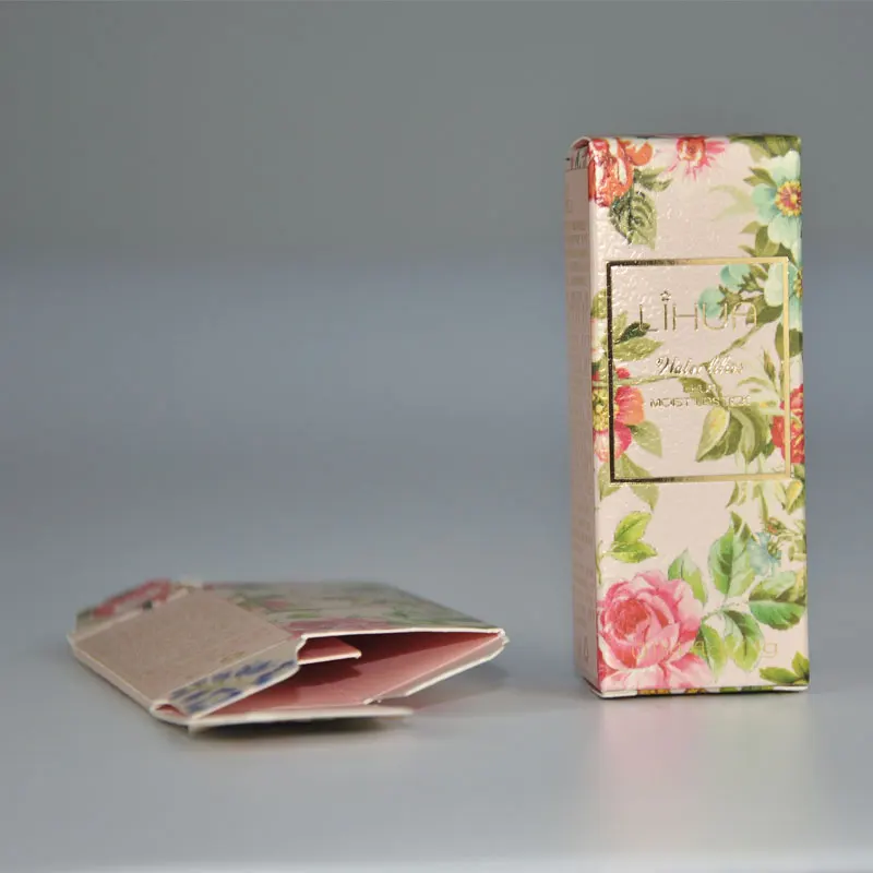 Customized Craft Paper Lipstick Cosmetic Packaging Boxes For Liquid Lipsticks Lip Gloss Cosmetics Product