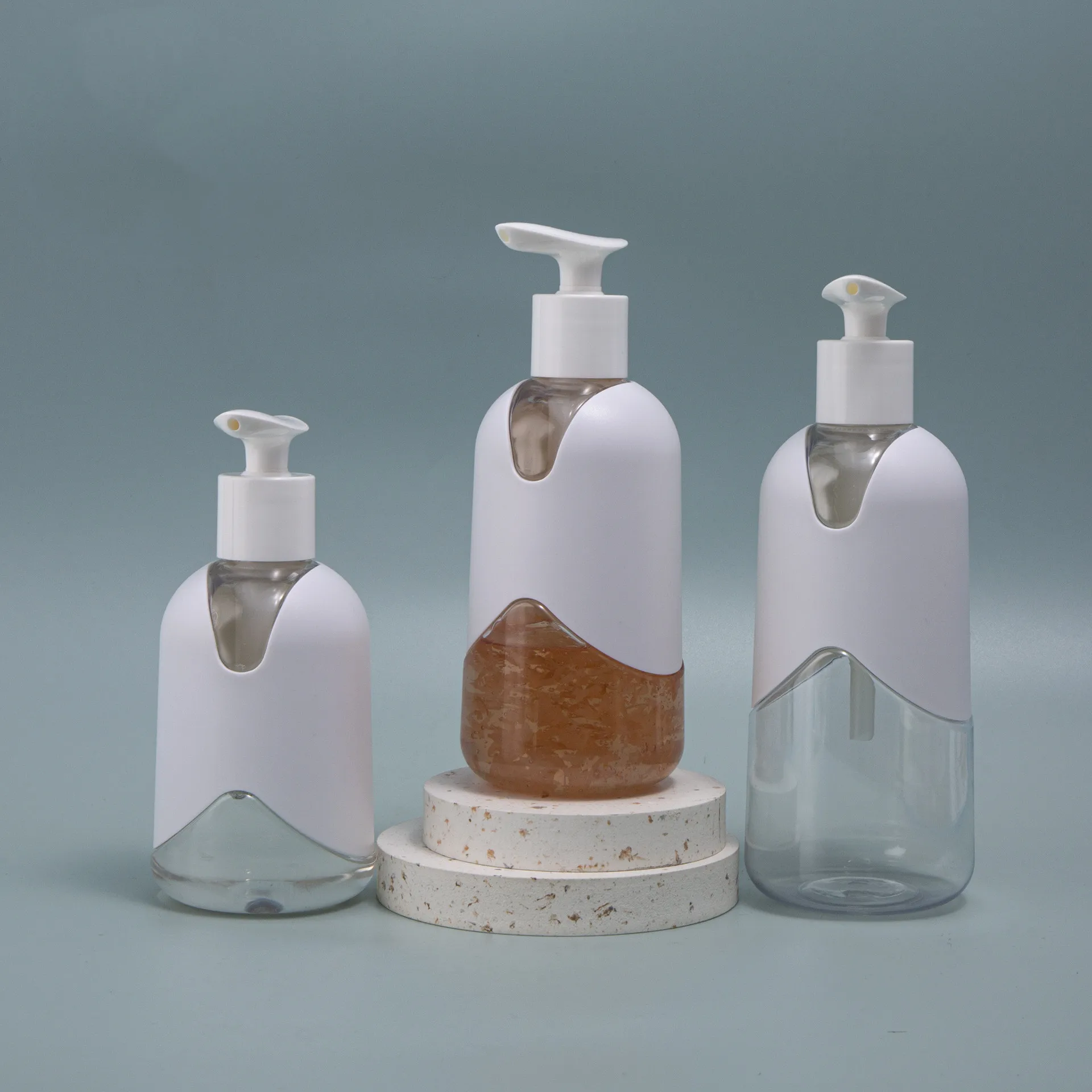 New plastic lotion pump bottle 400ml 300ml 500ml foam bottle