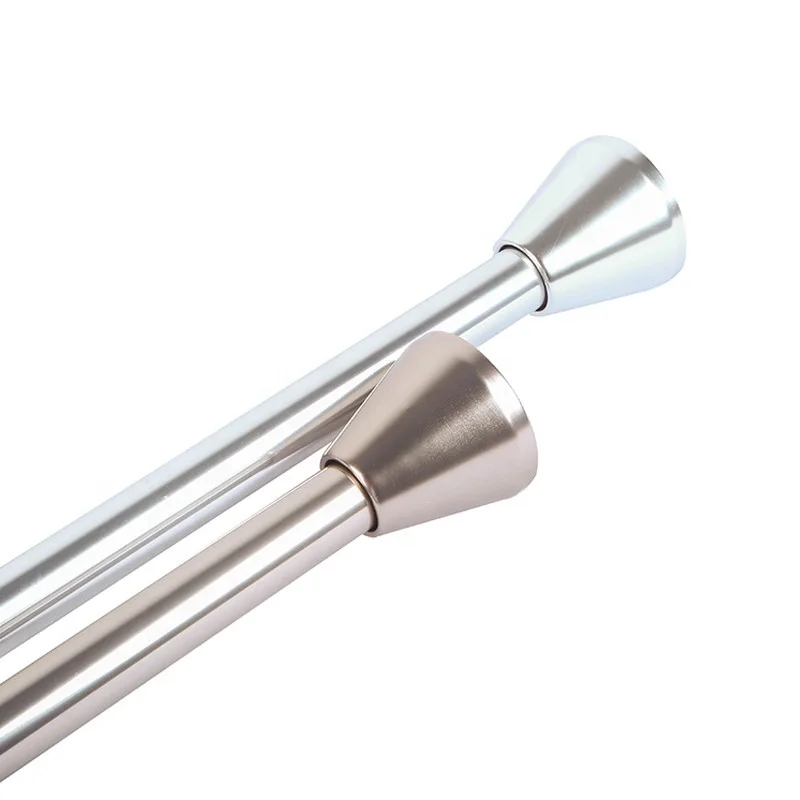 
factory manufacture high quality aluminum I shaped shower curtain rod rustic extension rod 