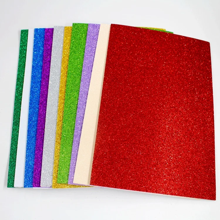 Manufacturers wholesale self adhesive Glitter EVA Foam Sheet