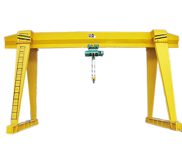 Custom Single Beam Rail Type Gantry Crane 5 10 15 20 ton for Outdoor Marble Block Granite Concrete Block Lifting