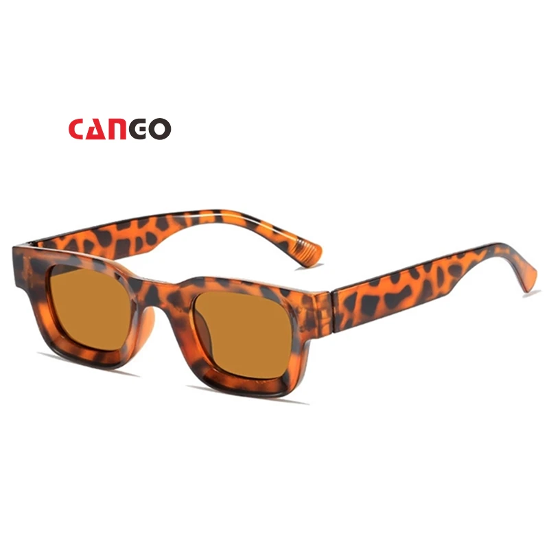 Cango Man Cool 2024 Colorful Unisex Retro Sunglasses Oem Wholesale Trendy Oval Glasses Outfit custom sunglasses logo glasses
