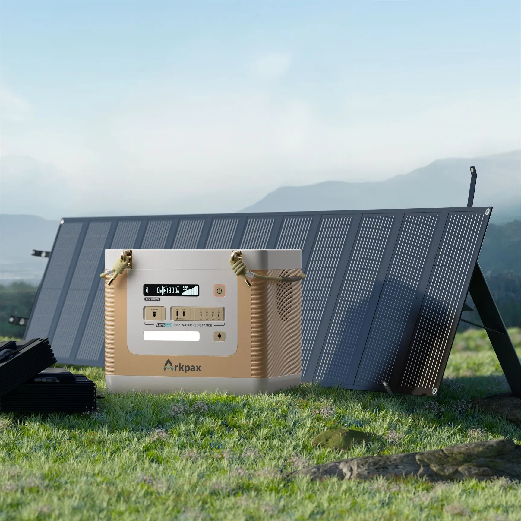 Portable 1800W IP67 Dustproof and Water-Resistant Power Station for Boating and Fishing 220v System Voltage