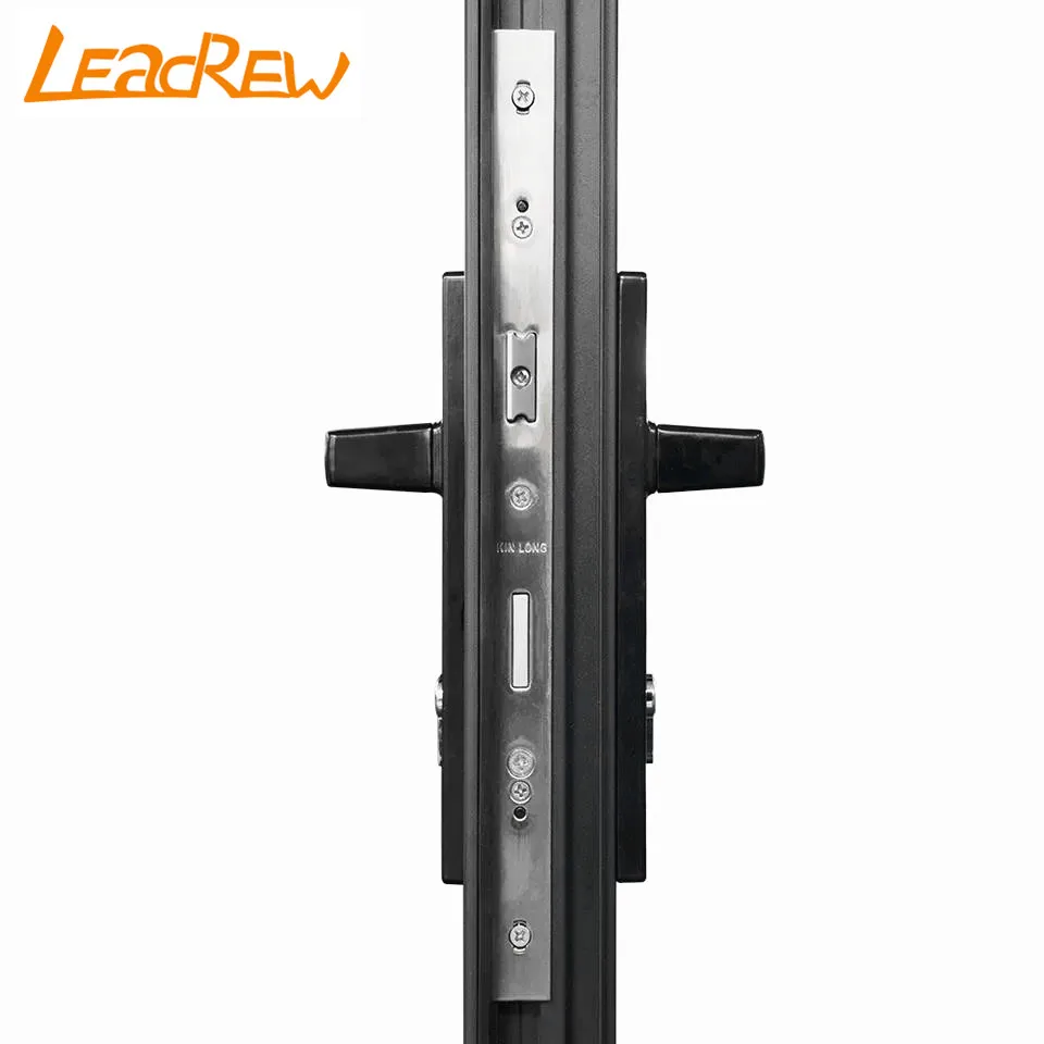 Standard Commercial Double Glass French Door Aluminum Casement Door Aluminum Swing Door