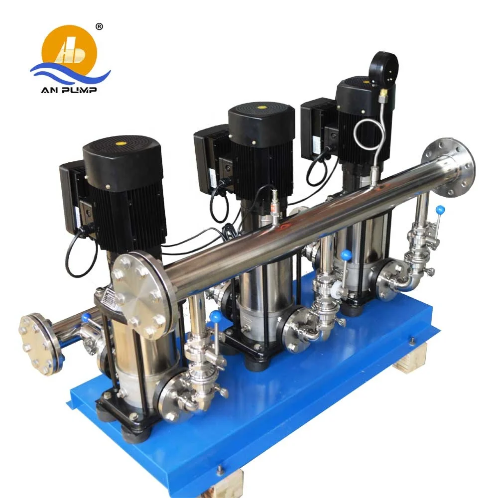 Electric motor 3 inch stainless steel vertical pipeline multistage centrifugal pump