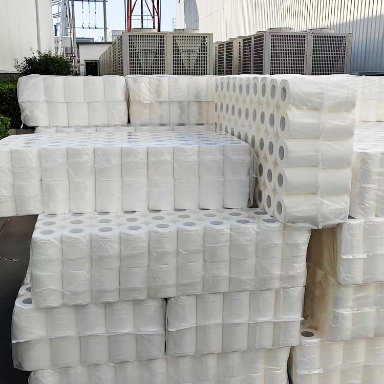 OEM Wholesale cheap price virgin wood pulp tissue 2 ply Eco friendly for hotel and household toilet paper tissue