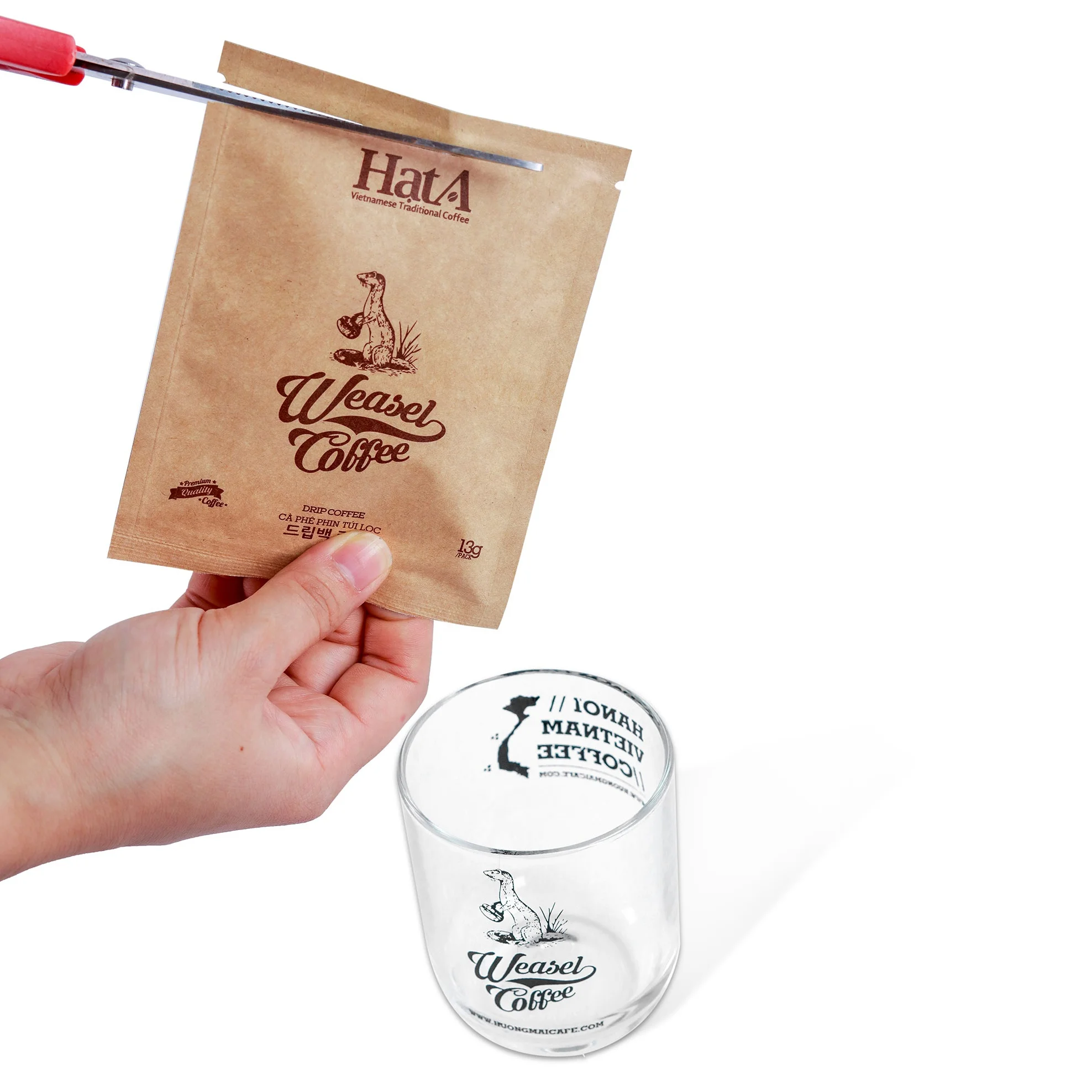 High Quality Best Selling Vietnamese Weasel Legend Drip Coffee  130g per Box Hat A Brand