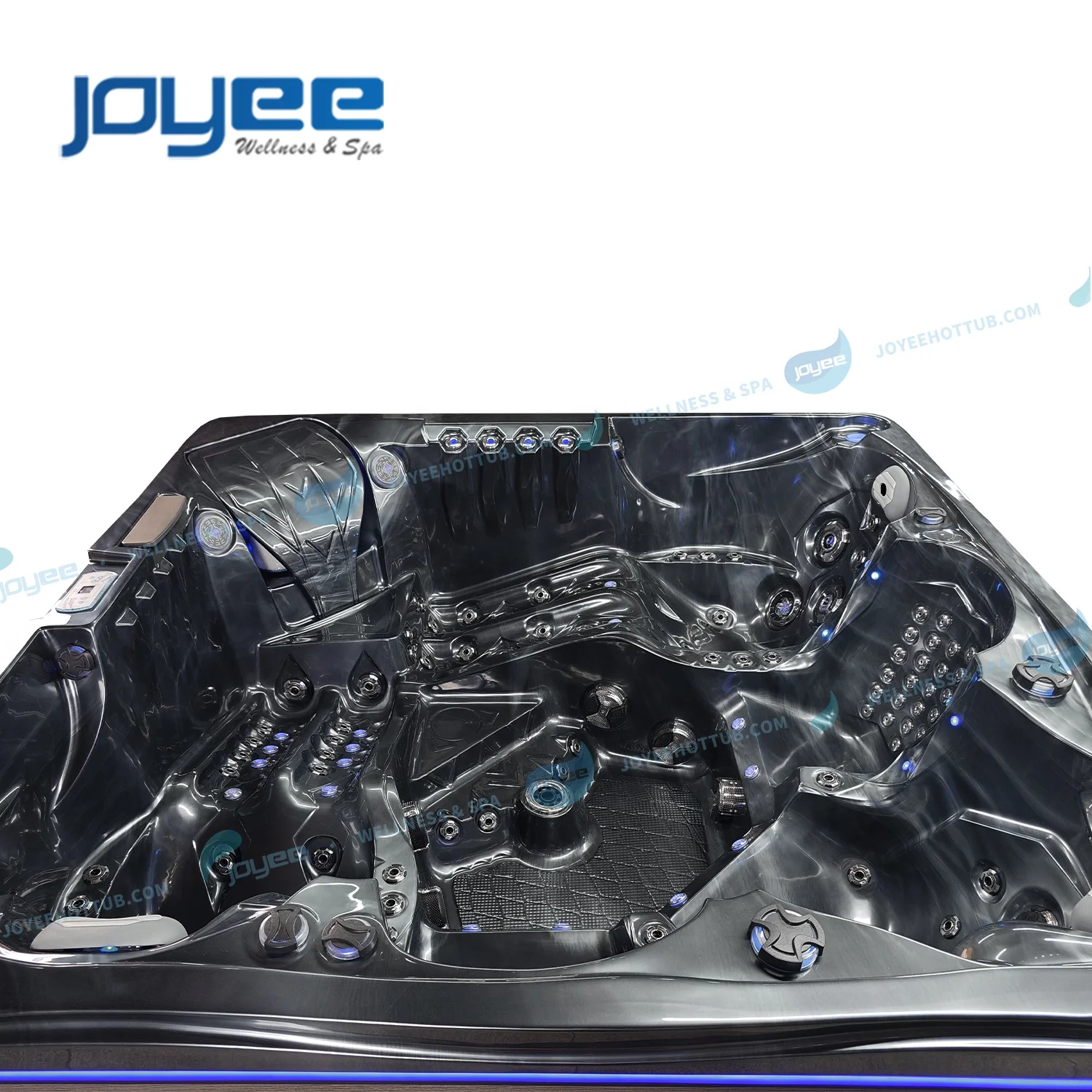 JOYEE Top 3 High Quality Outdoor Indoor Spa Tub Deluxe Five Persons Soaking Massage Body Spa Hot Tub