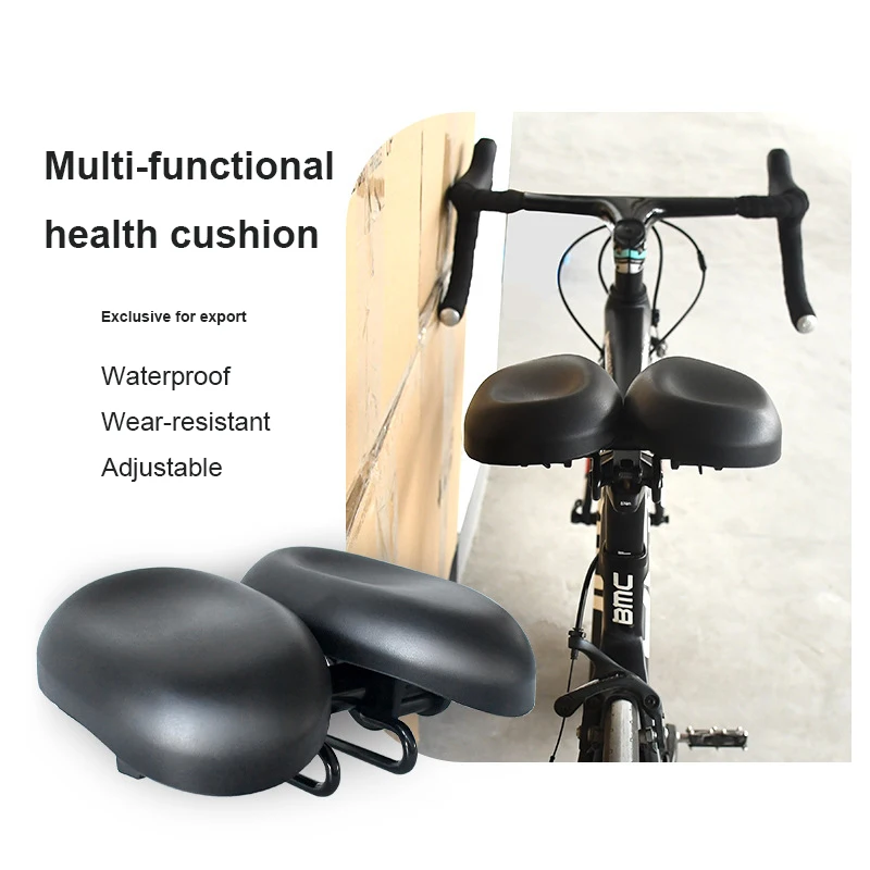 Simple Style MTB Bicycle Saddle Thicken and Widen Bike Cycling Seat Soft and Comfortable