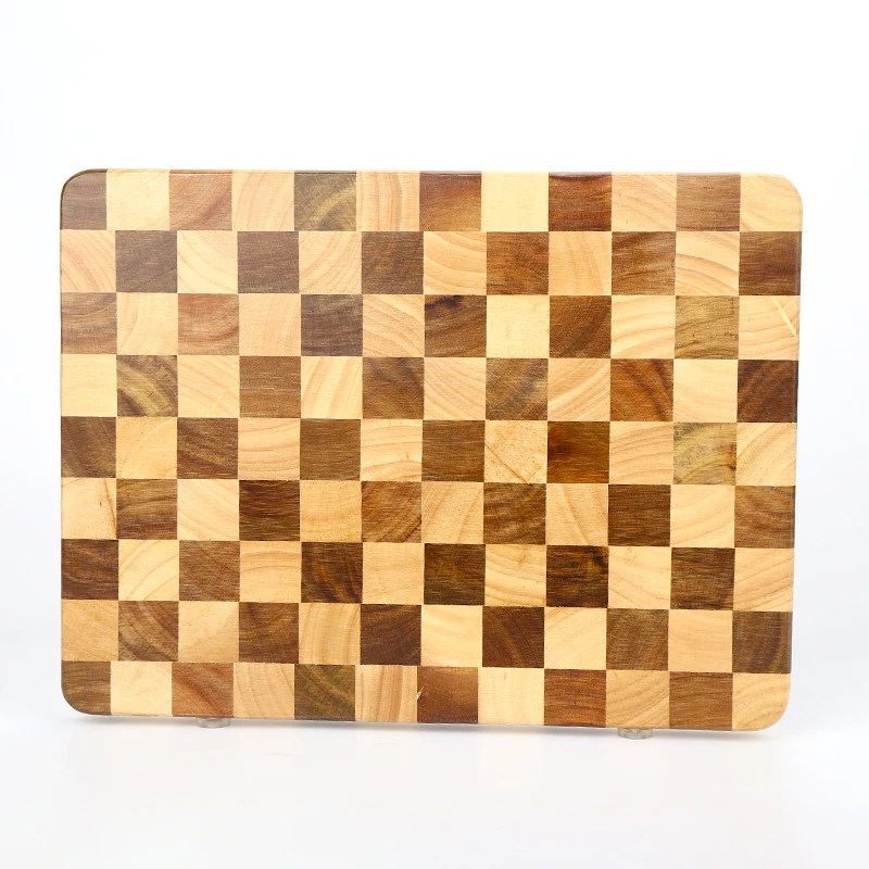 Acacia wood with rubber wood Cutting Board for Kitchen Cheese Charcuterie Board Thick Chopping Board